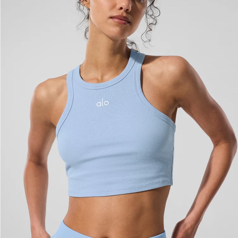 ALO Yoga Women's Sky Blue Tank Top